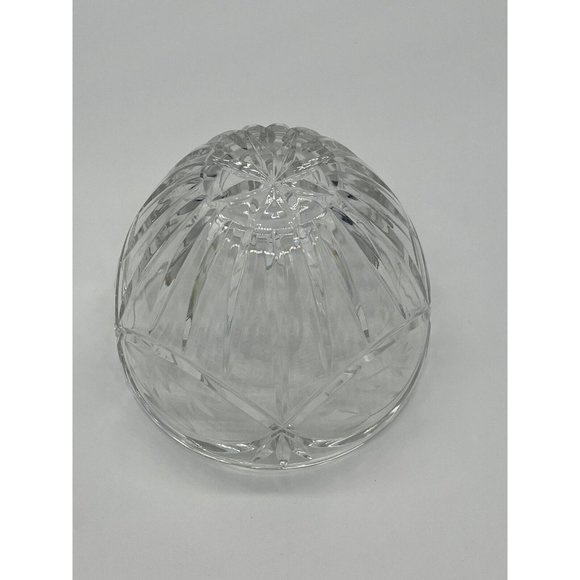 Leaded Crystal Deep Cut & Etched Serving Bowl - Picture 3 of 5